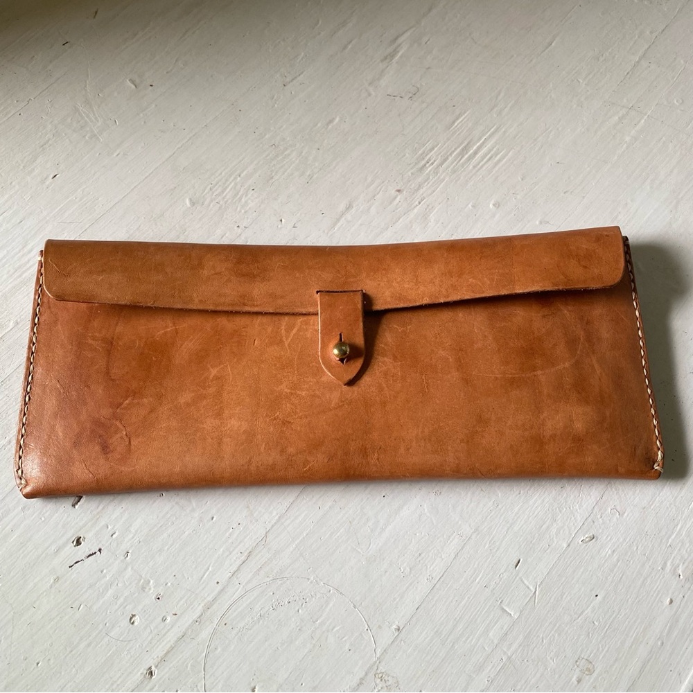 Leather Envelope Subconscious Made In France Pouch